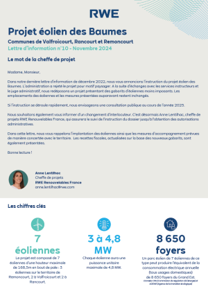 Lettre d'information n°10